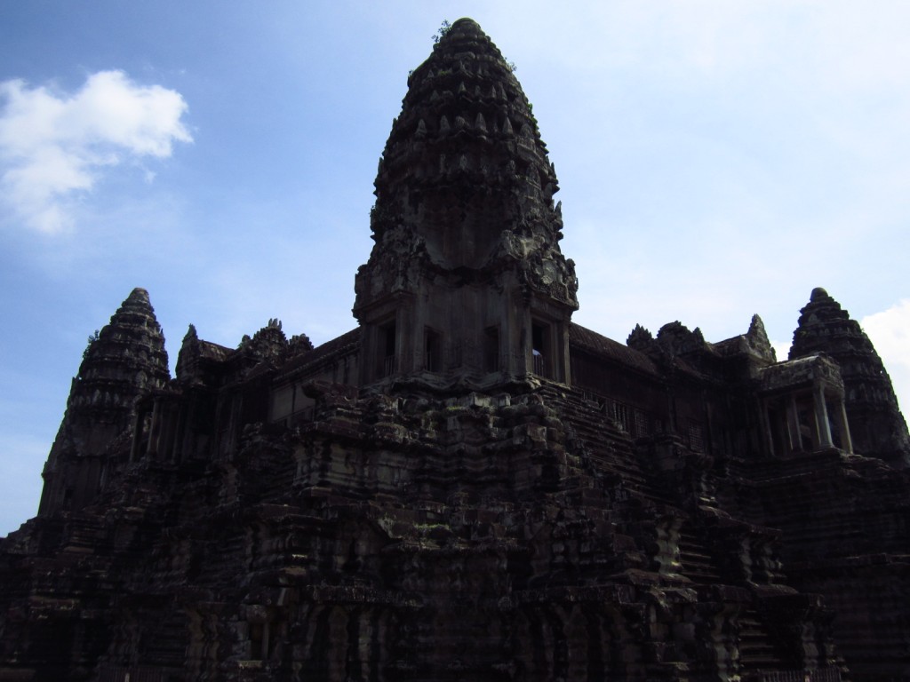 Within the walls of Angkor Wat