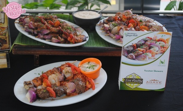Agave Skewers Live Healthy at Eastwood City Wellness Campaign